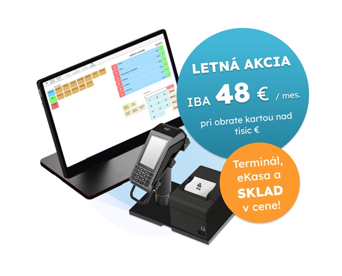 Combo Tablet 15“ eKasa + terminál + printer