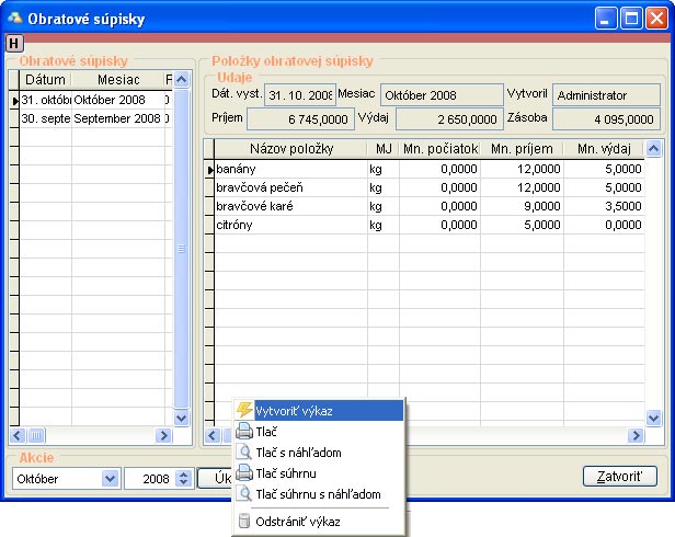 Obratové súpisky - Úkony obratove-supisky-ukony