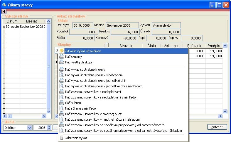 Výkaz stravy - úkony vykaz-stravy-ukony