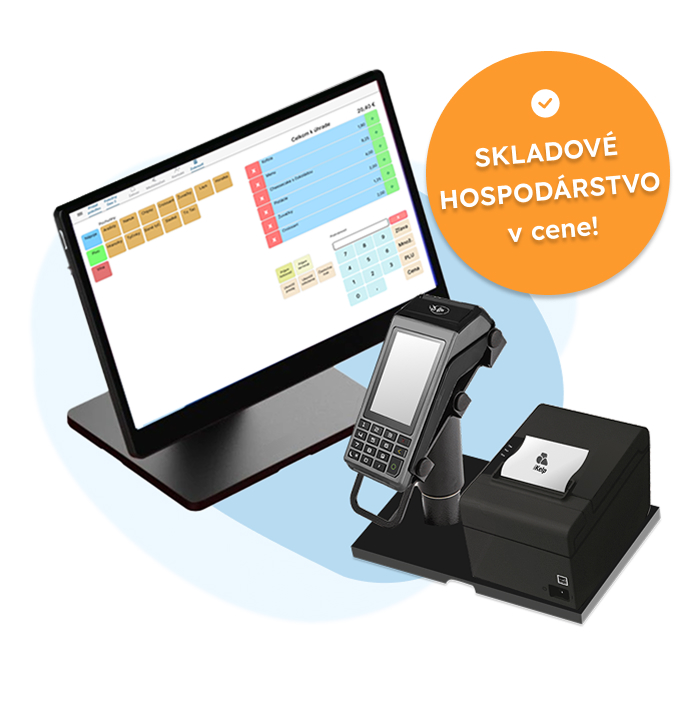 Combo Tablet 15“ eKasa + terminál + printer
